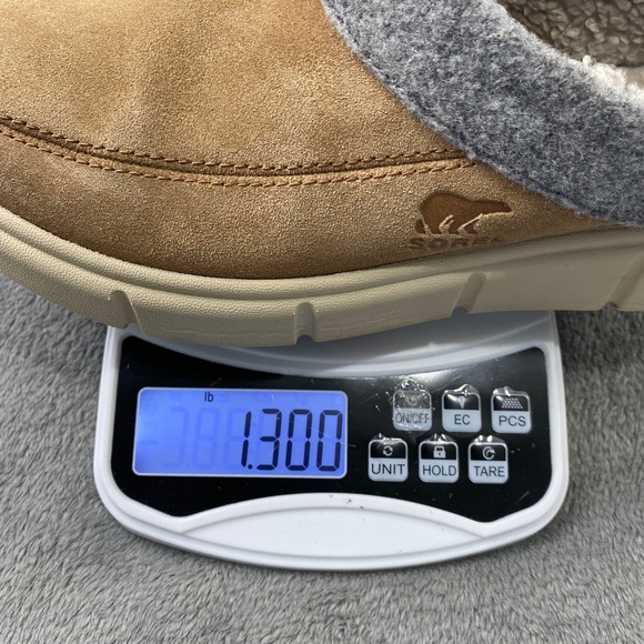 Sorel Mule Explorer III Women 9 Brown Fossil NL5253253 Suede Faux Sherling Lined - Picture 10 of 10